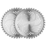 Outdoor Power Equipment: MTM Carbide Tipped 40 Tooth Brush Cutter Blade Whipper Snipper Brushcutter x2