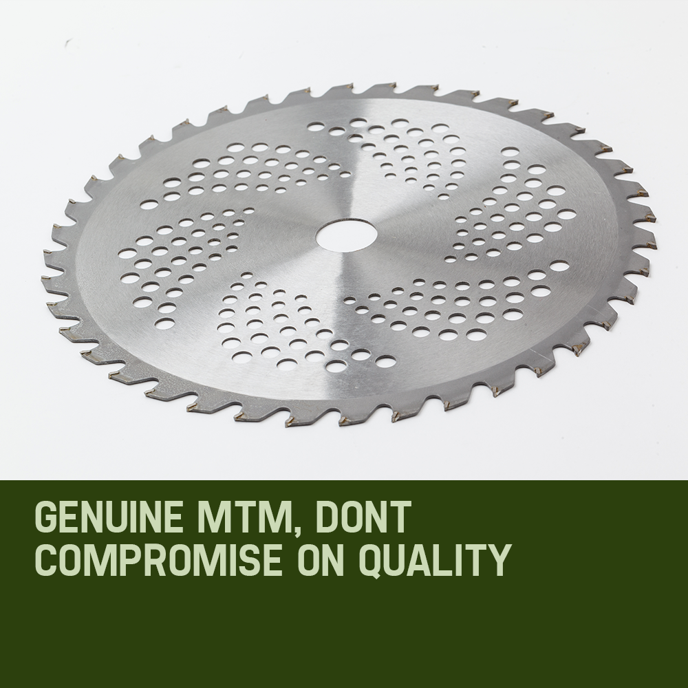Outdoor Power Equipment: MTM Carbide Tipped 40 Tooth Brush Cutter Blade Whipper Snipper Brushcutter x2