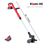 Outdoor Power Equipment: BAUMR-AG LN3 20V SYNC Cordless 2in1 Line Trimmer & Lawn Edger, with Battery and Charger Kit, Adjustable head, Guide Wheel