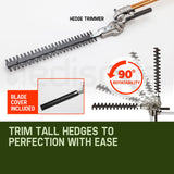 Outdoor Power Equipment: Baumr-AG 65CC Long Reach Pole Chainsaw Hedge Trimmer Pruner Chain Saw Tree Multi Tool