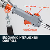Outdoor Power Equipment: MTM 62CC Long Reach Pole Chainsaw Hedge Trimmer Pruner Chain Saw Cutter Multi Tool
