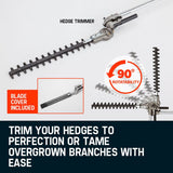 Outdoor Power Equipment: MTM 62CC Long Reach Pole Chainsaw Hedge Trimmer Pruner Chain Saw Cutter Multi Tool