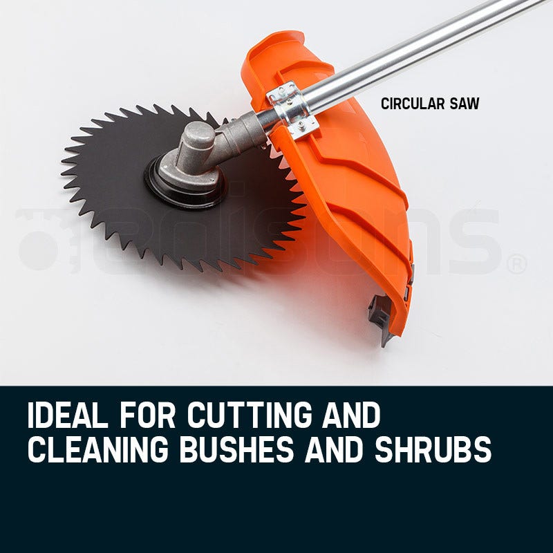 MTM Pole Chainsaw Brush Cutter Whipper Snipper Hedge Trimmer Saw Multi Tool 62CC