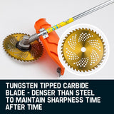 Outdoor Power Equipment: MTM 62cc 7in1 Brush Cutter Garden Multi-Tool , Pole Hedge & Line Trimmer, Bullhorn Handle, 12" Tree Trimming Pruning