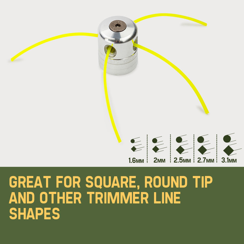 Outdoor Power Equipment: MTM Trimmer Head 4 Line Nylon Alloy Whipper Snipper Brush Cutter Brushcutter