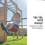 Outdoor Play Equipment: ROVO KIDS Ultimate Outdoor Monkey Bars Playset Frame, with Climbing Wall, Disc Swing, Rope Ladder