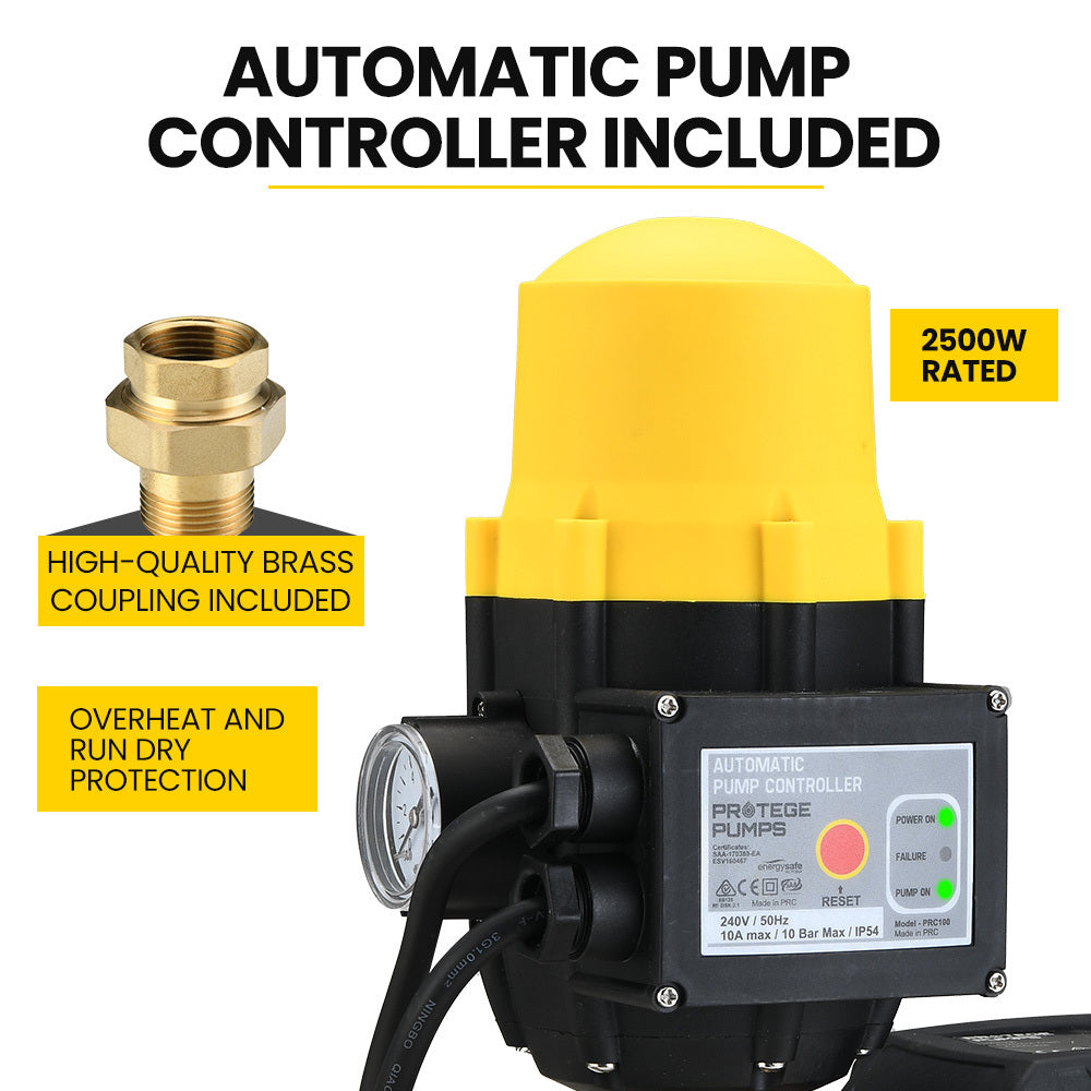Irrigation Pumps: Protege Multi Stage Water Pump High Pressure Rain Tank Garden Farm House