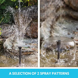Fountains & Ponds: PROTEGE 10W Solar Powered Water Fountain Pump Pond Kit with Eco Filter Box