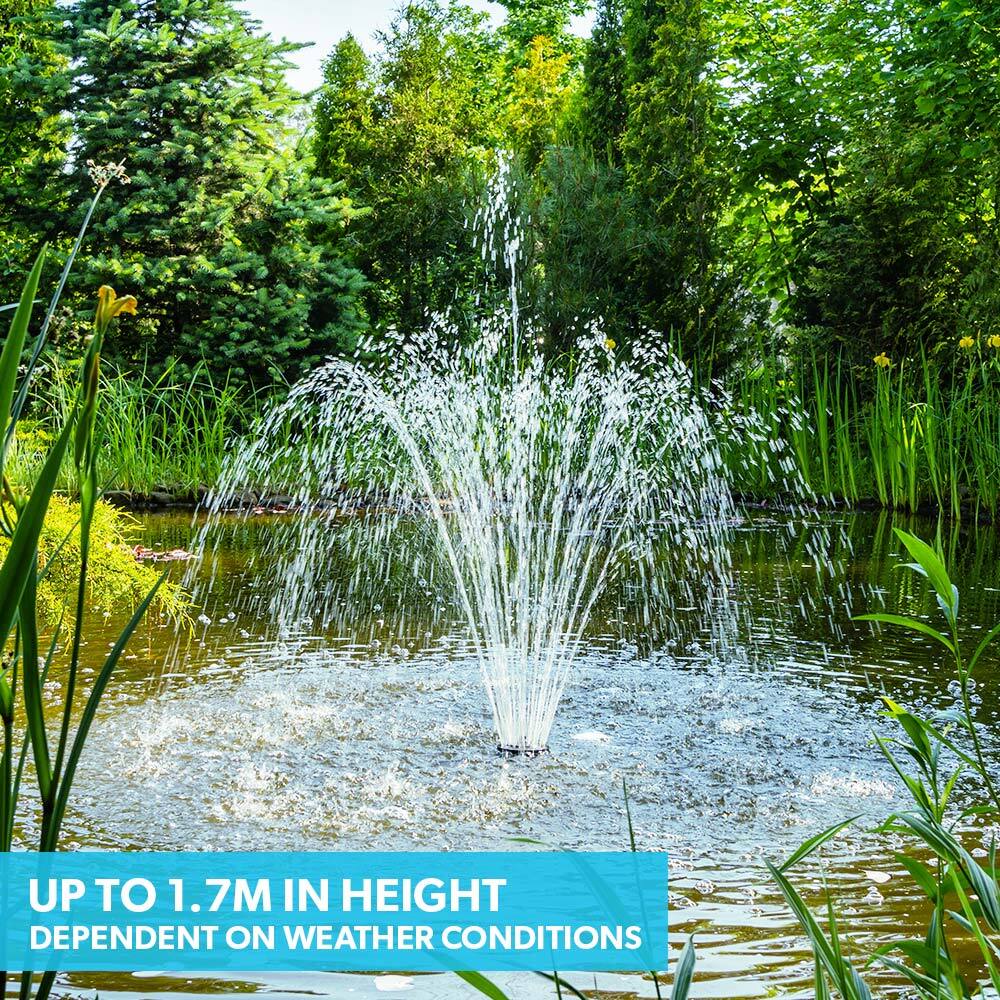 Fountains & Ponds: PROTEGE 20W Solar Fountain Pump Garden Water Pool Pond Kit with Eco Filter Box
