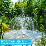 Fountains & Ponds: PROTEGE 20W Solar Fountain Pump Garden Water Pool Pond Kit with Eco Filter Box