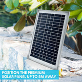 Fountains & Ponds: PROTEGE 20W Solar Fountain Pump Garden Water Pool Pond Kit with Eco Filter Box