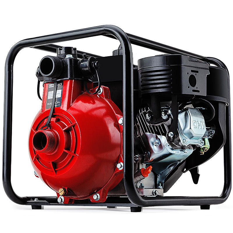 Irrigation Pumps: WARTON 8HP 1.5 1 Petrol High Pressure Water Transfer Pump Fire Irrigation