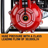 Irrigation Pumps: WARTON 8HP 1.5 1 Petrol High Pressure Water Transfer Pump Fire Irrigation