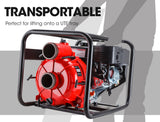 Irrigation Pumps: WARTON 8HP 3 Petrol Trash Water Transfer Pump Pressure Firefighting Irrigation
