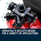 Irrigation Pumps: WARTON Petrol Water Pump 8HP Fire Fighting High Pressure Transfer Irrigation 4