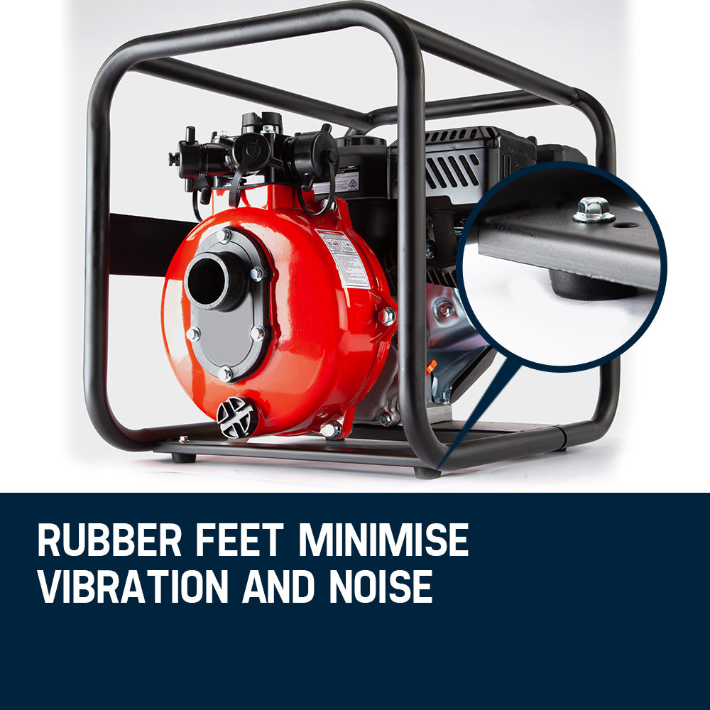 Irrigation Pumps: WARTON Petrol Water Pump 8HP Fire Fighting High Pressure Transfer Irrigation 4