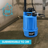 Sewage Pumps: PROTEGE Tight Access Clean/Grey Water Submersible Sump Pump, Vertical Float Switch