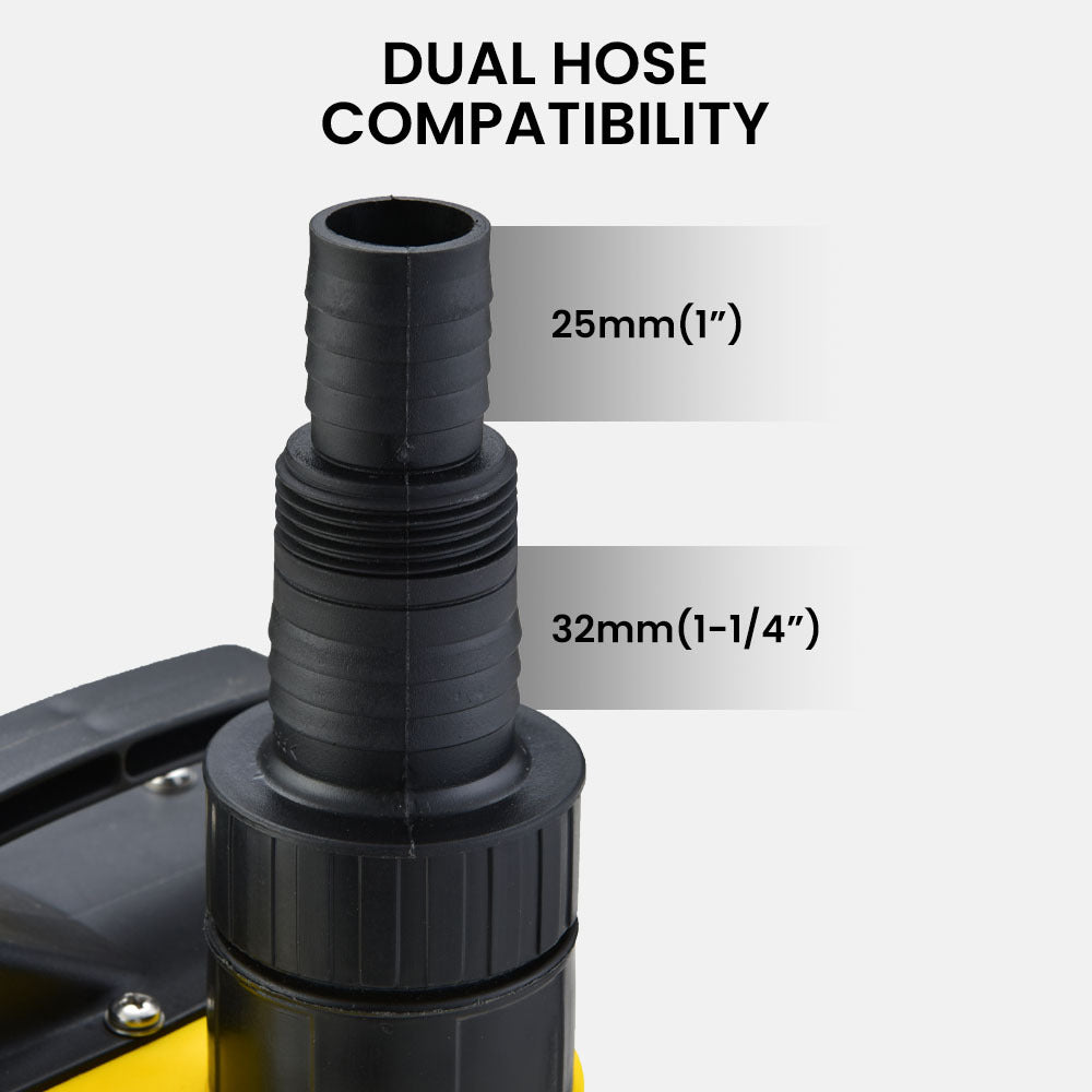 Sewage Pumps: PROTEGE Tight Access Clean/Grey Water Submersible Sump Pump, Integrated Float Switch
