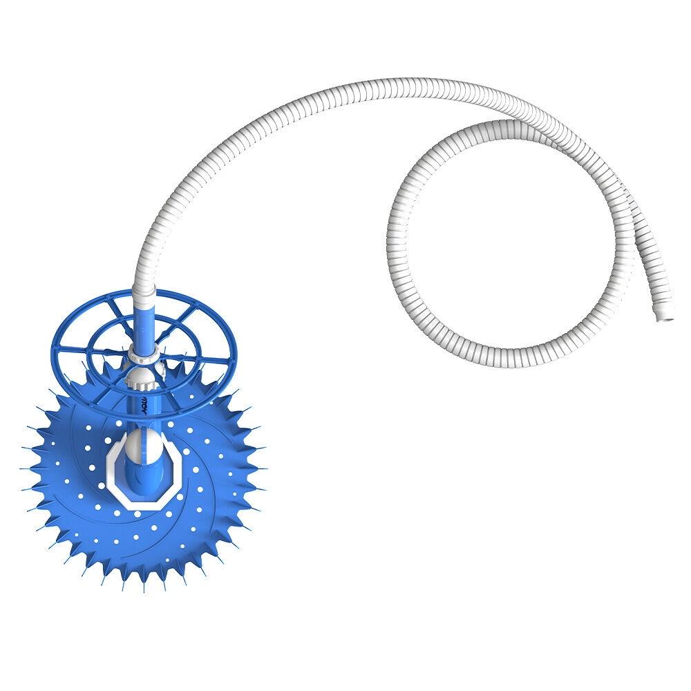 Pool Sweeps & Vacuums: AURELAQUA Automatic Pool Cleaner, Flow-valve Suction Tech for Floors, Walls & Waterline