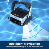 Pool Sweeps & Vacuums: WYBOT Grampus 800 Robotic Pool Cleaner, Automatic Vacuum with Quick Clean, Wall Climbing Capability, Powerful Triple Motors, Large Filter Baskets, Ideal for Large In-Ground Pools
