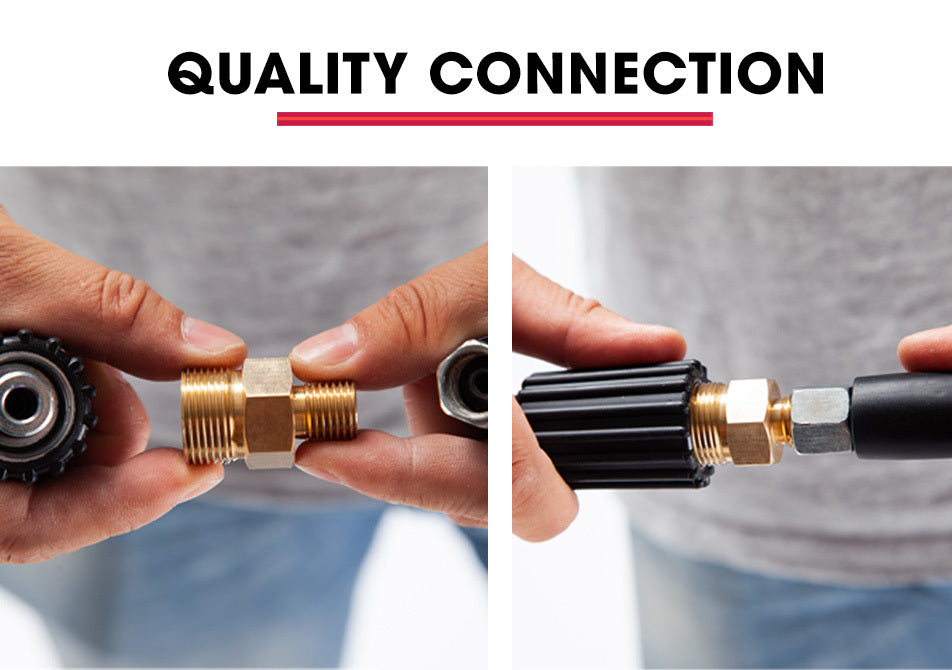 Outdoor Power Equipment: Jet-USA 20M Petrol Pressure Washer Hose Extension with Drain Cleaner Nozzle Accesory Pack