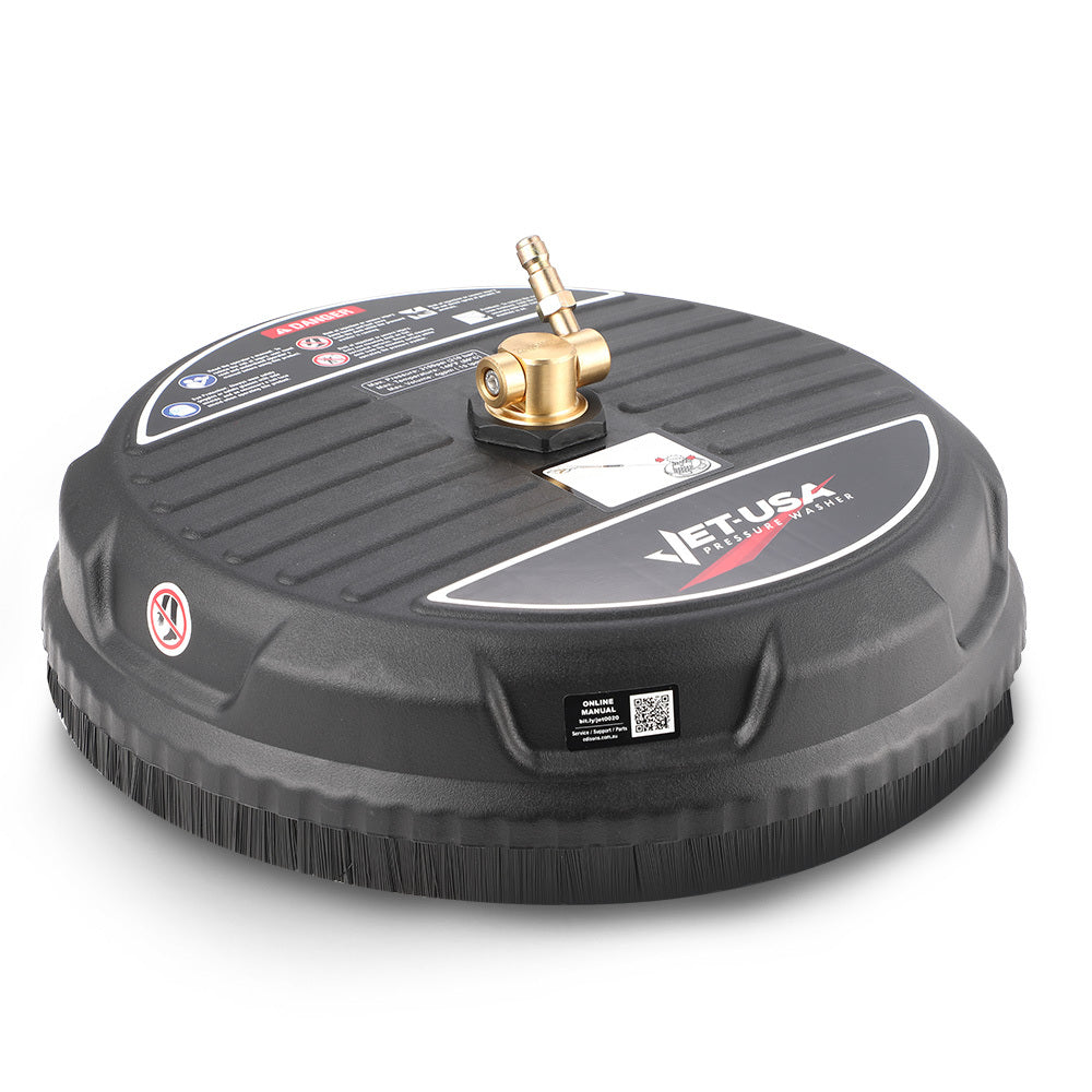 Outdoor Power Equipment: Jet-USA 15" Nylon Pressure Washer Surface Cleaner, 1/4" Fitting, For Concrete Driveway Patio Floor
