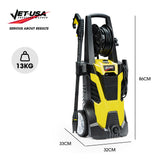 Outdoor Power Equipment: JET-USA RX540 Electric High Pressure Washer, 2800PSI 2 Nozzles, Brush Head, Deck Cleaner, Detergent Bottle, 10M Hose
