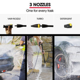 Outdoor Power Equipment: JET-USA RX540 Electric High Pressure Washer, 2800PSI 2 Nozzles, Brush Head, Deck Cleaner, Detergent Bottle, 10M Hose