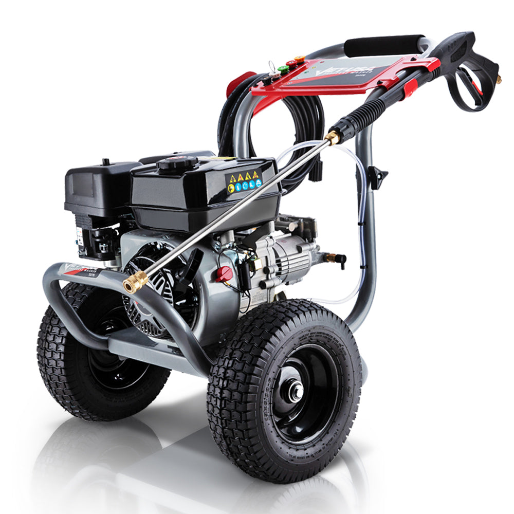 Outdoor Power Equipment: Jet-USA 7HP 4800PSI Petrol High Pressure Washer Gun Water Cleaner Gurney 4-Stroke Engine 30M Hose