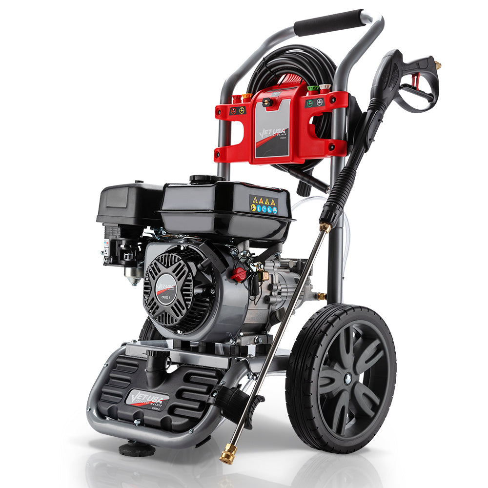 Outdoor Power Equipment: JET-USA 4800PSI Petrol Powered High Pressure Washer, - CX630