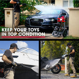 Outdoor Power Equipment: JET-USA 4800PSI Petrol Powered High Pressure Washer, - CX630