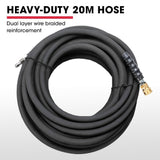 Outdoor Power Equipment: JET-USA 5000PSI Commercial Petrol Powered High Pressure Washer, 15HP 420cc, Italian Made Adjustable AR Pump, 20m Hose - TX870