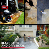 Outdoor Power Equipment: Jet-USA 4800PSI Petrol-Powered High Pressure Cleaner Washer Water Jet Power Hose