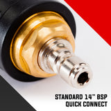 Outdoor Power Equipment: JET-USA 5000PSI Turbo Head Nozzle High Pressure Washer Water Cleaner 1/4 BSP