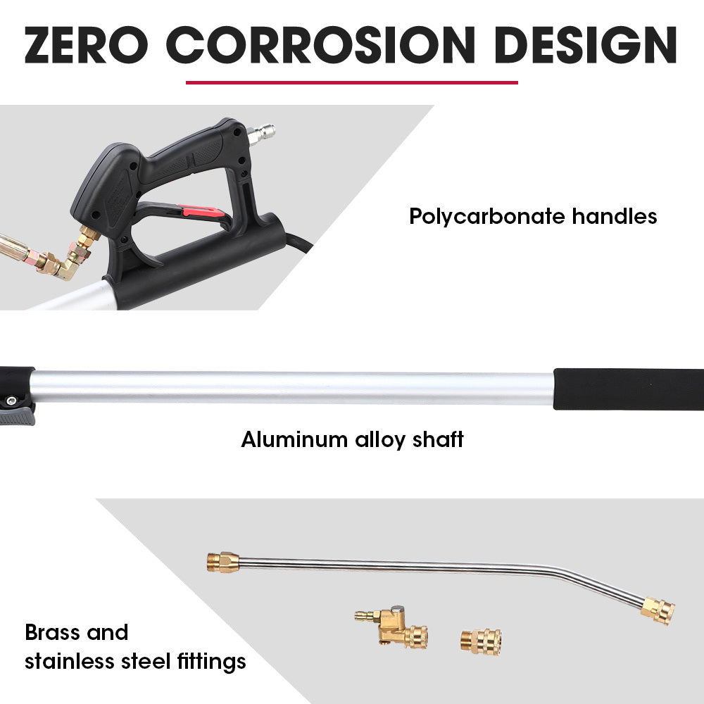 Outdoor Power Equipment: Jet-USA 4000PSI 5.5M Long Telescopic Universal Pressure Washer Cleaner Pole Wand Extension Lance