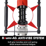 Outdoor Power Equipment: BAUMR-AG HP360e 2200W Electric Post Driver, with 2 Piling Socket Sleeves