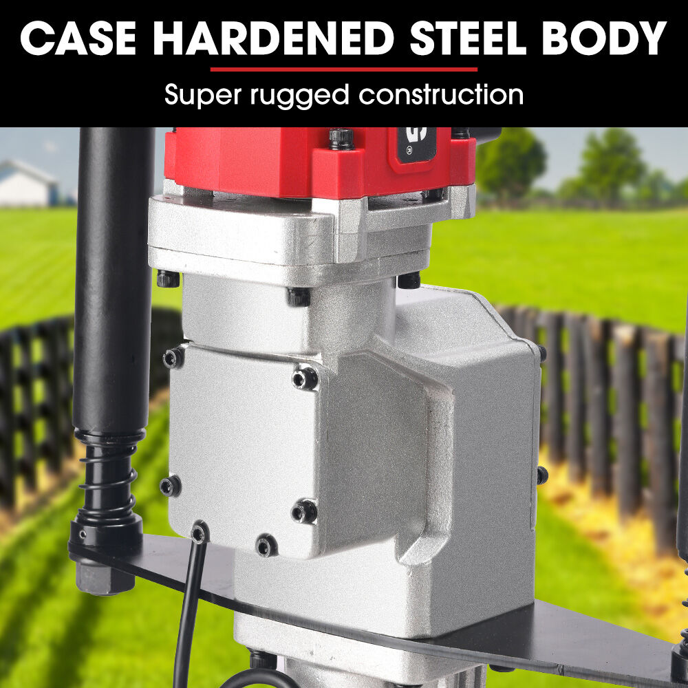 Outdoor Power Equipment: BAUMR-AG HP360e 2200W Electric Post Driver, with 2 Piling Socket Sleeves