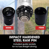 Outdoor Power Equipment: BAUMR-AG HP360e 2200W Electric Post Driver, with 2 Piling Socket Sleeves