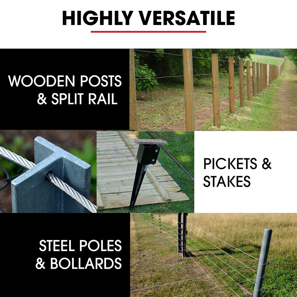 Outdoor Power Equipment: BAUMR-AG HP360e 2200W Electric Post Driver, with 2 Piling Socket Sleeves
