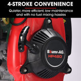 Outdoor Power Equipment: BAUMR-AG HP480 55cc 4-Stroke Petrol Post Driver, with 2 Piling Socket Sleeves