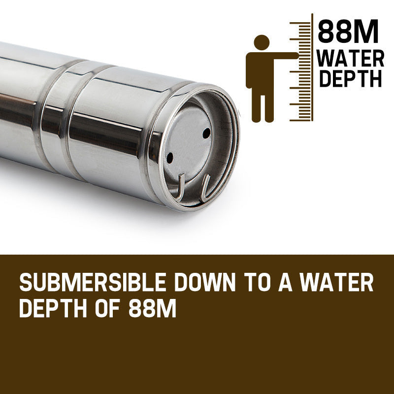 Irrigation Pumps: 1HP Submersible Bore Water Pump Deep Well Irrigation Stainless Steel 240V