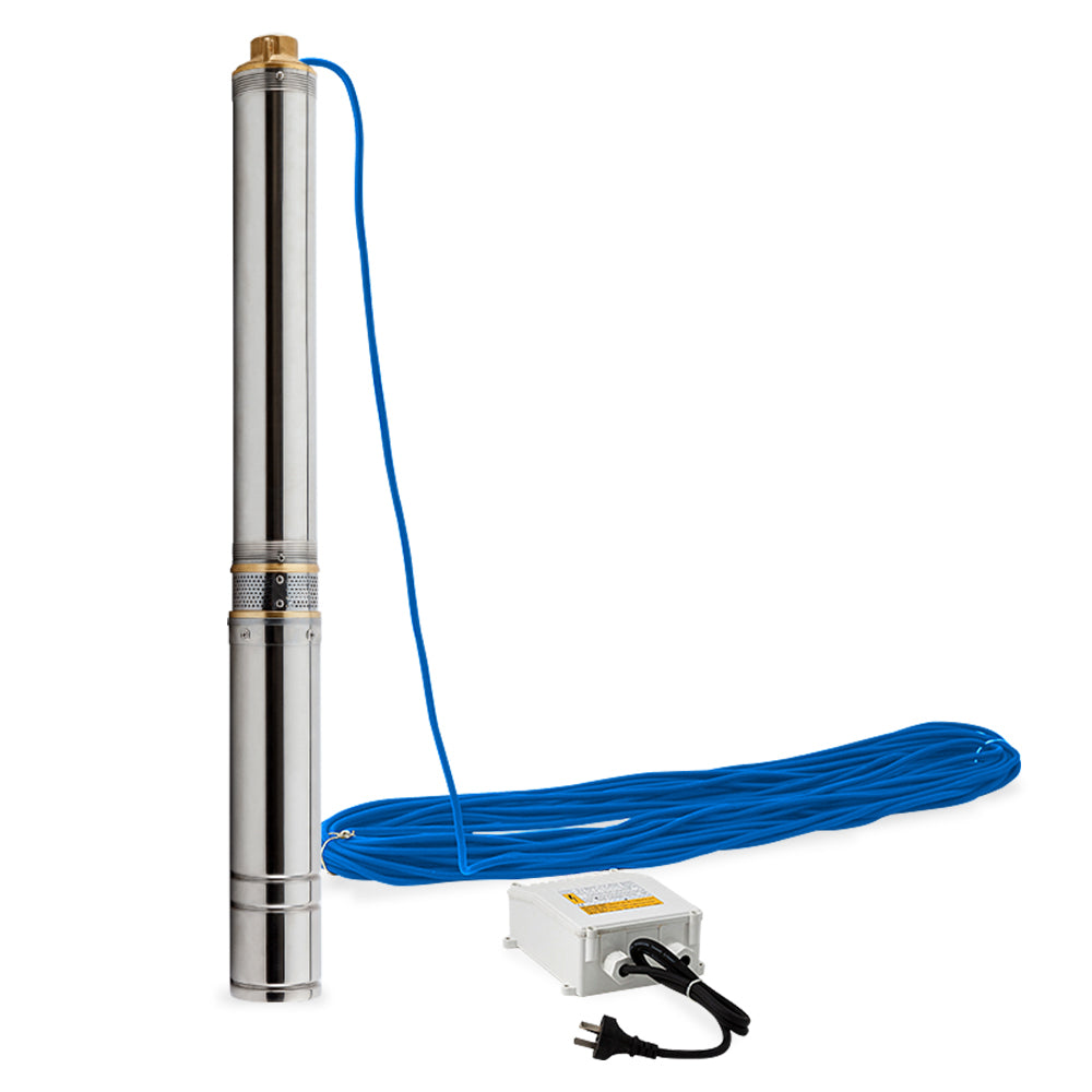 Irrigation Pumps: Protege 1.5HP Submersible Bore Water Pump Deep Well Irrigation Stainless Steel