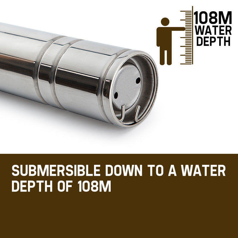 Irrigation Pumps: Protege 1.5HP Submersible Bore Water Pump Deep Well Irrigation Stainless Steel