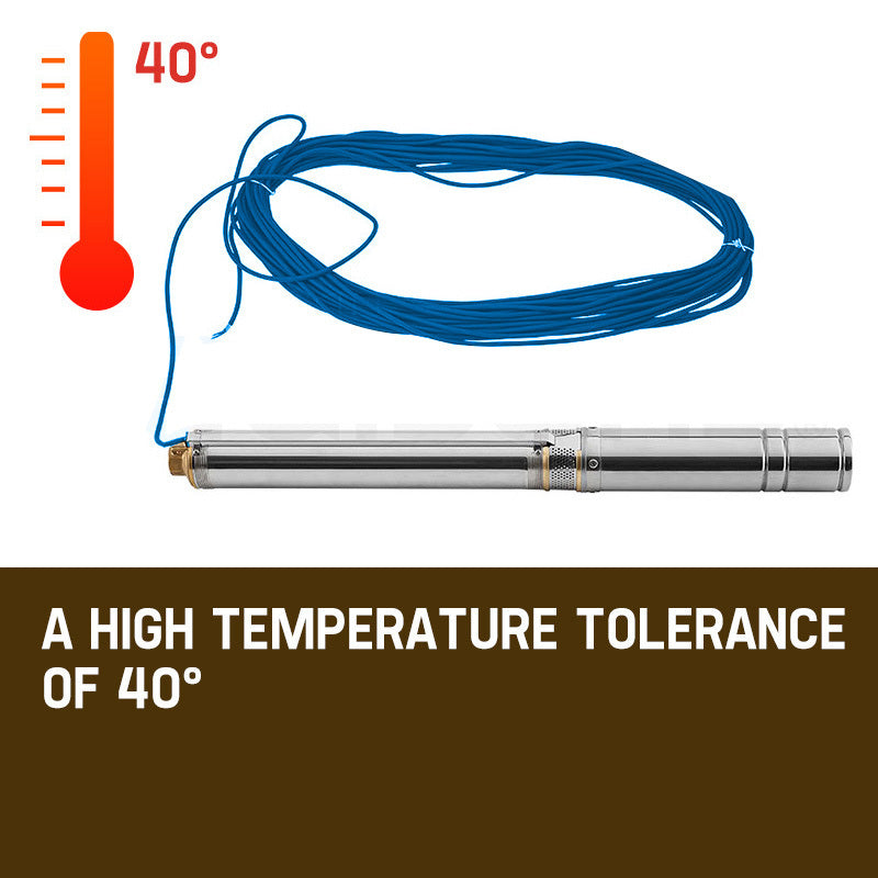 Irrigation Pumps: Protege 1.5HP Submersible Bore Water Pump Deep Well Irrigation Stainless Steel