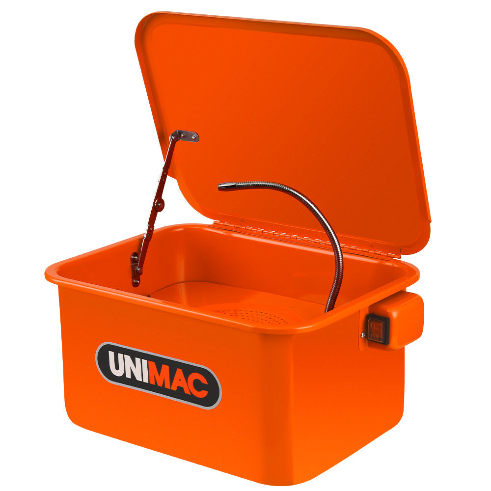 Automotive Repair & Speciality Tools: Unimac 22L Auto Parts Washer, for Home, Business and Small Garages