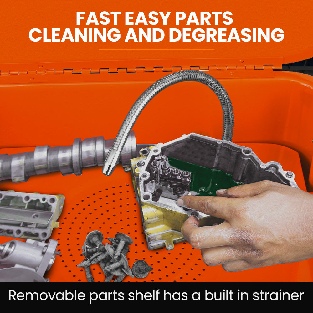Automotive Repair & Speciality Tools: Unimac 22L Auto Parts Washer, for Home, Business and Small Garages