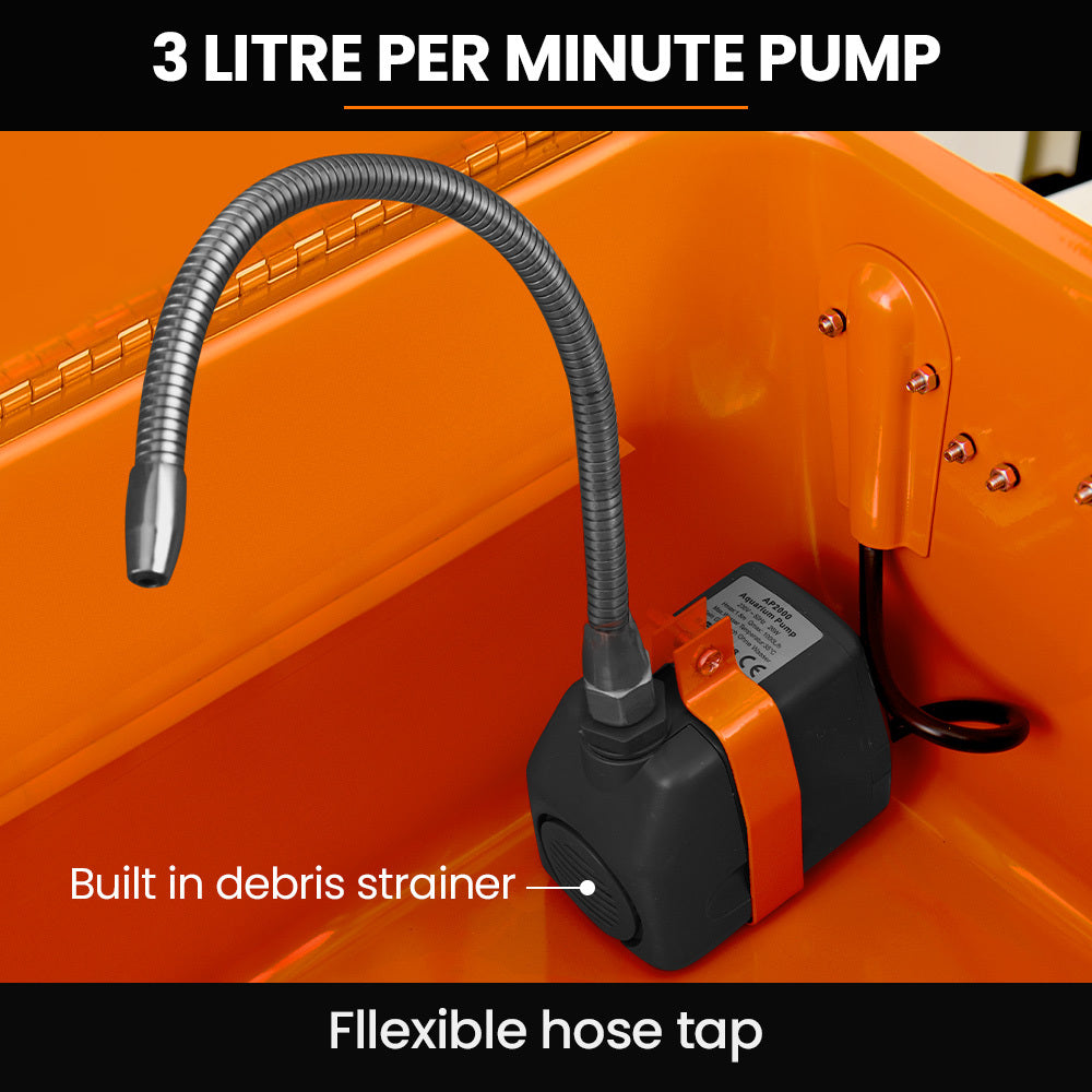 Automotive Repair & Speciality Tools: Unimac 22L Auto Parts Washer, for Home, Business and Small Garages