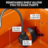 Automotive Repair & Speciality Tools: Unimac 22L Auto Parts Washer, for Home, Business and Small Garages