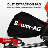 Power Saws: BAUMR-AG 210mm Compound Mitre Saw Dual Bevel Sliding Drop Saws 1500W