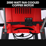 Power Saws: BAUMR-AG 2000W 255mm 10" Compound Table Saw, with Stand, Expandable Worktop, Vacuum Port, 45 Degree Bevel, +/- 45 Degree Mitre, Anti-tip